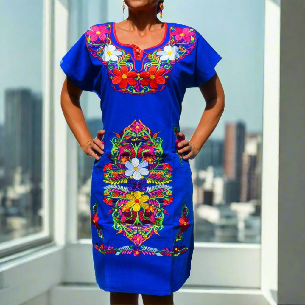 Vestido Bordado TM-77121-R Embroidered Dress