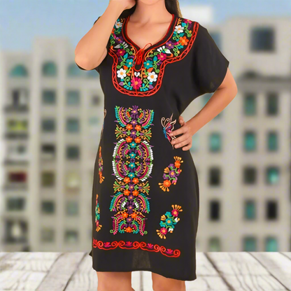 Vestido Bordado TM-77123 Embroidered Dress