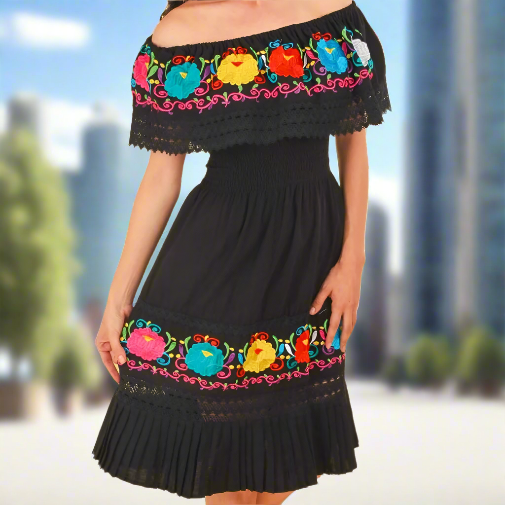 Vestido Bordado TM-77354 Embroidered Dress