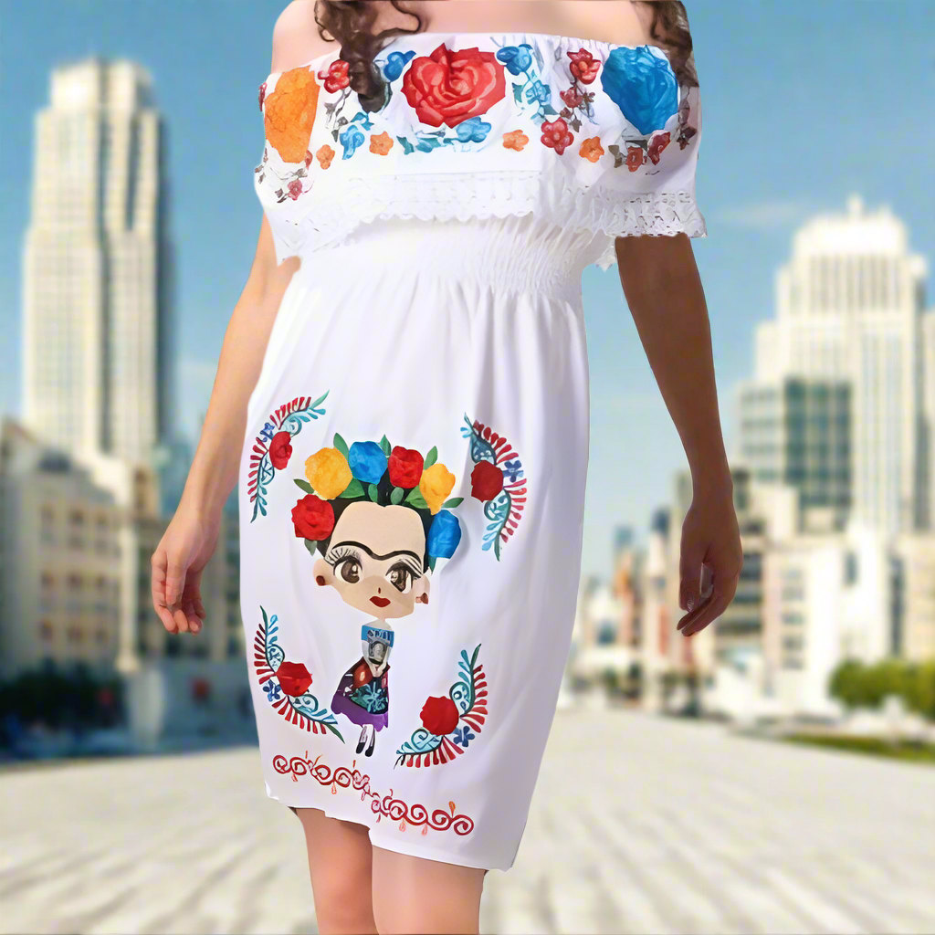 Vestido Bordado TM-77465 - Embroidered Dress