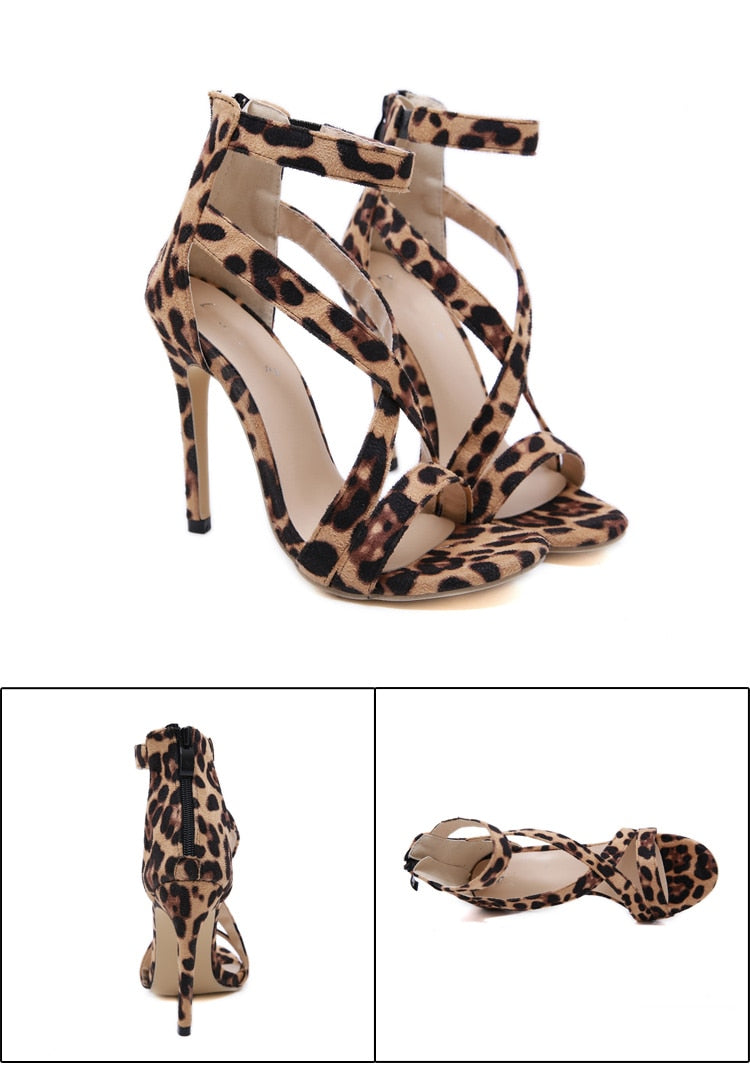 Animal Print Strappy Heels | You + All | Shop Online