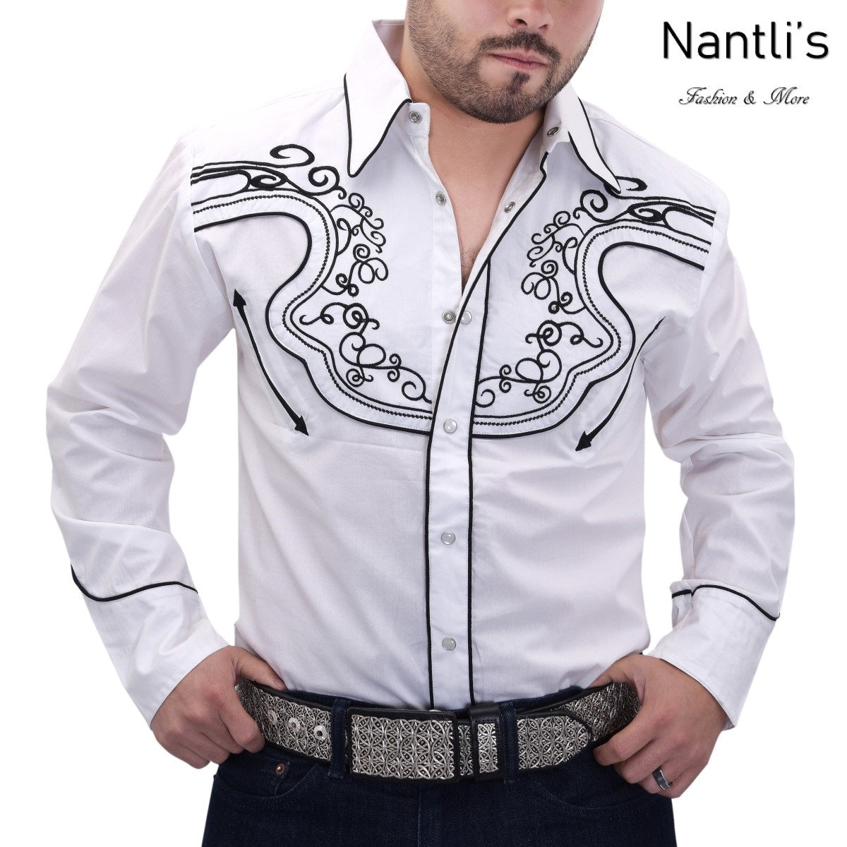 Camisa Vaquera para Hombre TM WD0962 Western Shirt Nantlis Online Store Footwear Clothing and Accessories